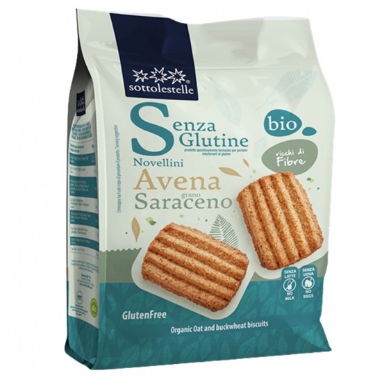 Galletas Novellini Avena y Trigo Sarraceno 250g Sottolestelle
