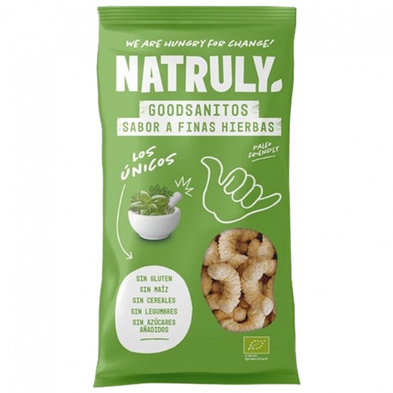 Goodsanitos sabor Finas Hierbas Bio 70gr Natruly Goodsanitos sabor Finas Hierbas Bio 70gr Natruly