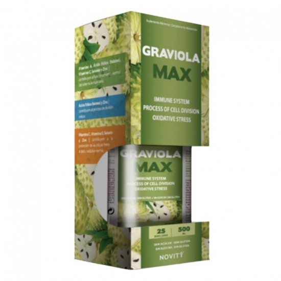 Graviola Max Sin Gluten 500ml Novity Graviola Max Sin Gluten 500ml Novity