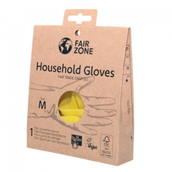 Guantes Hogar Latex Talla M Vegan 1ud Fair Squared Guantes Hogar Latex Talla M Vegan 1ud Fair Squared