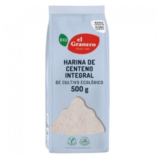 Harina Centeno Integral Bio 500g El Granero Integral