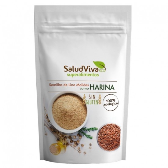 Harina de Semilla de Lino Eco 250g Salud Viva Harina de Semilla de Lino Eco 250g Salud Viva