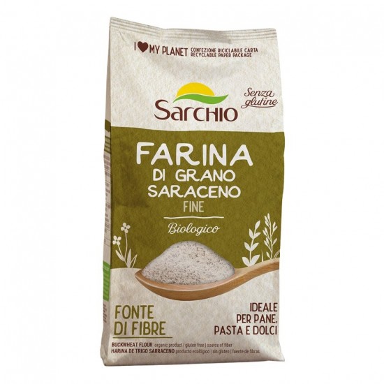 Harina Trigo Sarraceno Sin Gluten Eco 500g Sarchio Harina Trigo Sarraceno Sin Gluten Eco 500g Sarchio