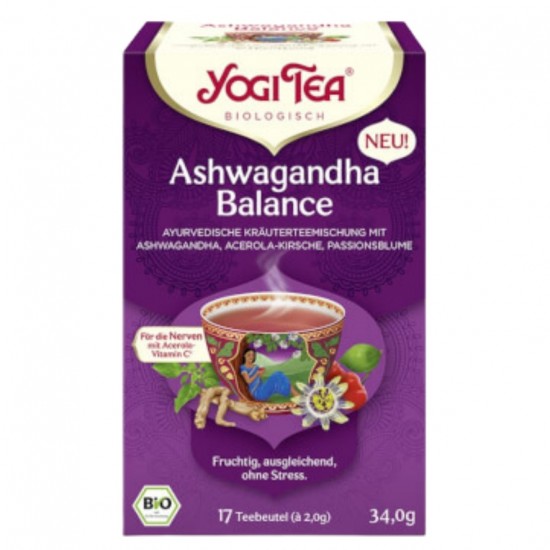 Infusion Ashwagandha Equilibrio 17inf Yogi Tea Infusion Ashwagandha Equilibrio 17inf Yogi Tea