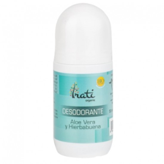 Irati Desodorante Rollon Aloe Vera Hierbabuena Bio 50ml Equisalud Irati Desodorante Rollon Aloe Vera Hierbabuena Bio 50ml Equisalud