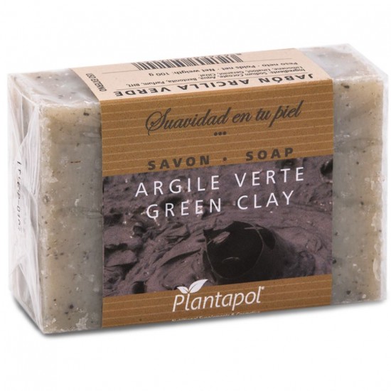 Jabon Natural Arcilla Verde 100gr Planta-Pol Jabon Natural Arcilla Verde 100gr Planta-Pol