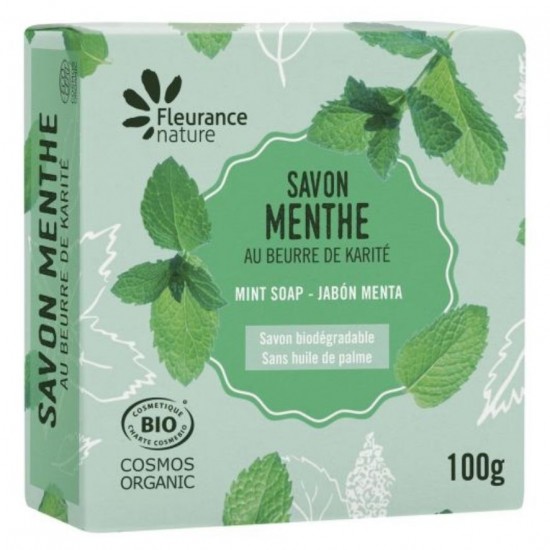 Jabon Perfumado Menta Bio 100g Fleurance Nature