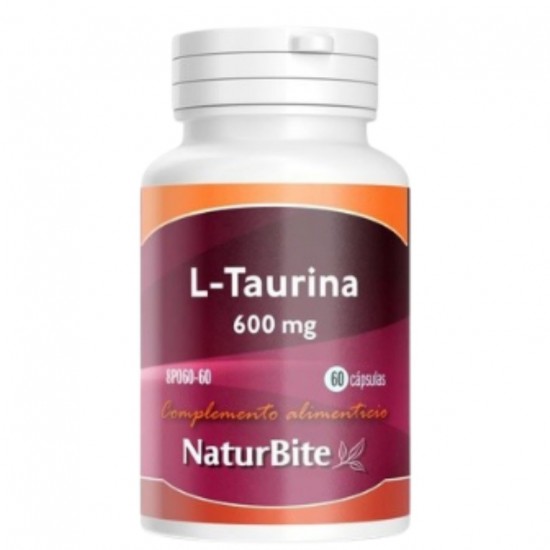 L-Taurina 600mg 60caps Naturbite L-Taurina 600mg 60caps Naturbite