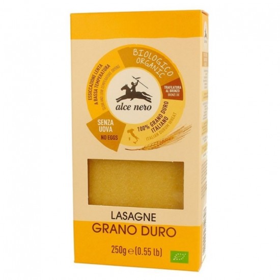 Lasaña de Trigo Duro Bio 250g Alce Nero Lasaña de Trigo Duro Bio 250g Alce Nero