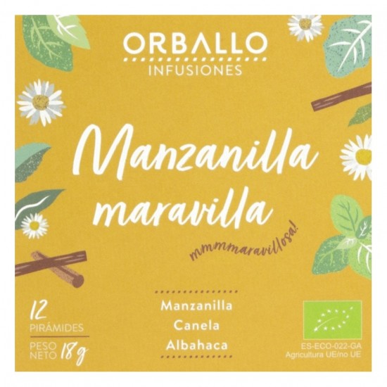 Manzanilla Maravilla Eco 12 Piramides Orballo Manzanilla Maravilla Eco 12 Piramides Orballo
