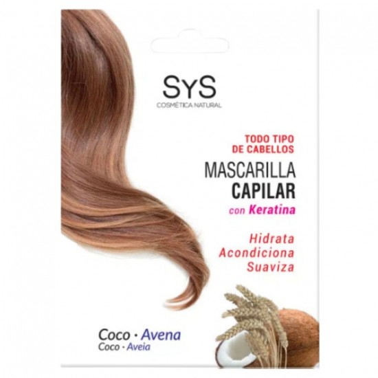 Mascarilla Capilar Coco Avena y Keratina 20ml SYS Cosmetica Natural Mascarilla Capilar Coco Avena y Keratina 20ml SYS Cosmetica Natural