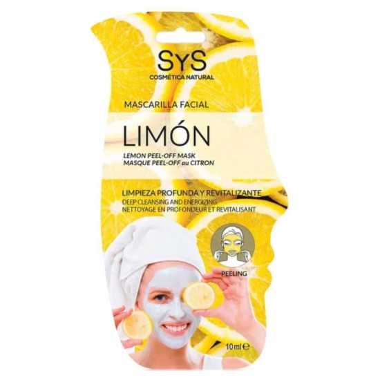 Mascarilla Facial Peeling Limon 10ml SYS Cosmetica Natural Mascarilla Facial Peeling Limon 10ml SYS Cosmetica Natural