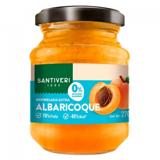 Mermelada Albaricoque 0% Azucar Vegan 270g Santiveri Mermelada Albaricoque 0% Azucar Vegan 270g Santiveri
