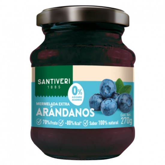 Mermelada Arandano 0% Azucares 270g Santiveri Mermelada Arandano 0% Azucares 270g Santiveri