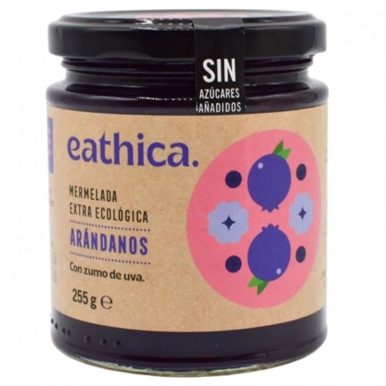 Mermelada Arandanos SinAzucar 255g Eathica Mermelada Arandanos SinAzucar 255g Eathica