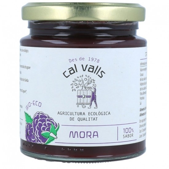 Crema Mora estilo mermelada Vegan Eco 240gr Cal Valls Crema Mora estilo mermelada Vegan Eco 240gr Cal Valls