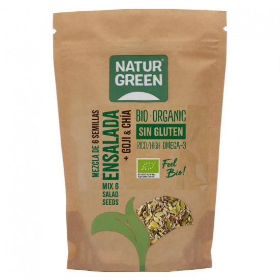 Mezcla 6 Semillas Ensalada Goji y Chia Bio 225g Natur Green