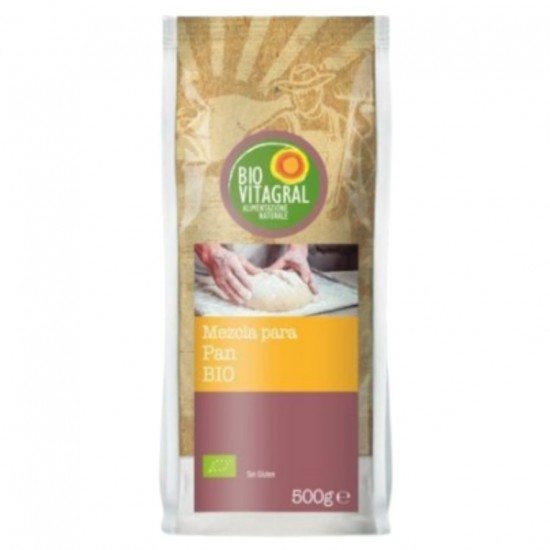 Mezcla para Pan Sin Gluten 500g Biovitagral Mezcla para Pan Sin Gluten 500g Biovitagral