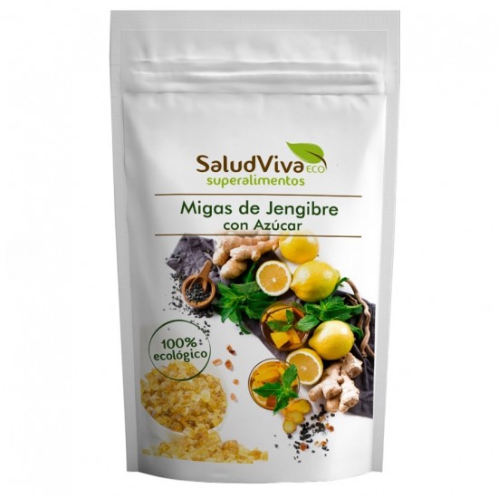 Migas de jengibre endulzado Eco 80g Salud Viva Migas de jengibre endulzado Eco 80g Salud Viva