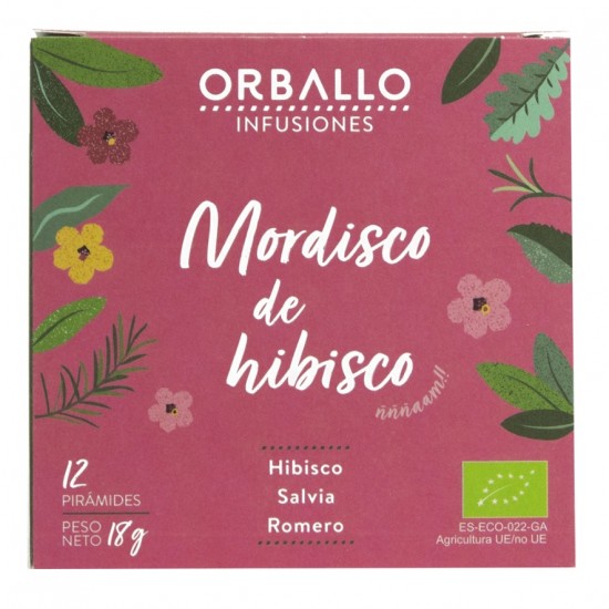 Mordisco De Hibisco Eco 12 Piramides Orballo Mordisco De Hibisco Eco 12 Piramides Orballo