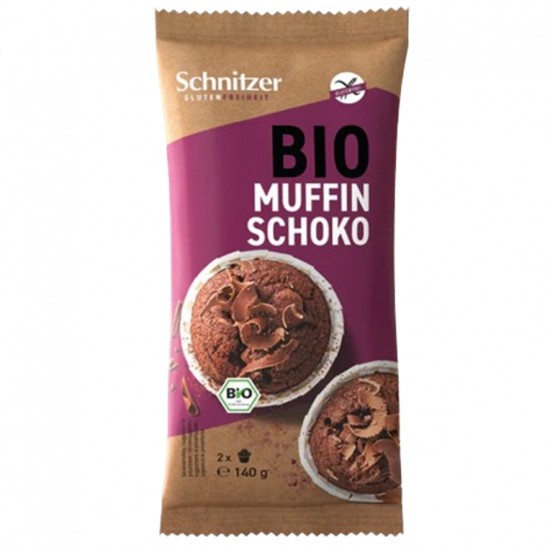 Muffins Chocolate Negro Sin Gluten Bio 140g Schnitzer Muffins Chocolate Negro Sin Gluten Bio 140g Schnitzer
