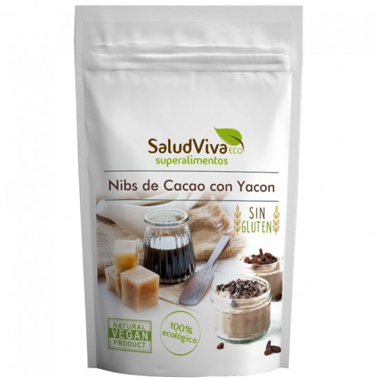 Nibs de Cacao Endulzado con Yacon 150g Eco Salud Viva
