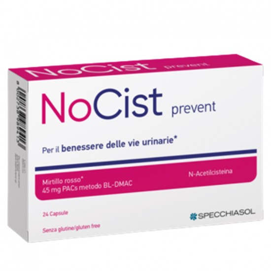 Nocist Prevent Sin Gluten 24caps Specchiasol