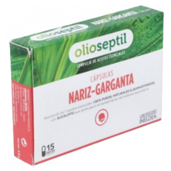 Olioseptil Nariz Garganta 15caps Ineldea Olioseptil Nariz Garganta 15caps Ineldea