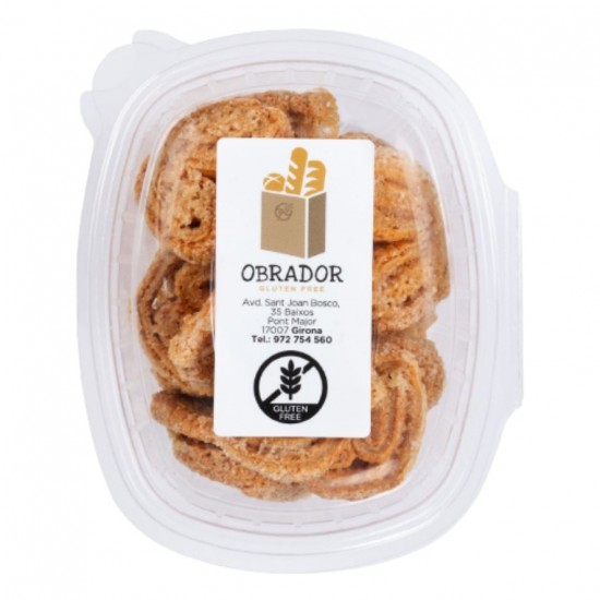 Palmeras Mini 180g Obrador Gluten Free Palmeras Mini 180g Obrador Gluten Free
