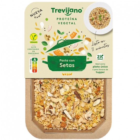 Pasta con Setas Vegan 200g Trevijano Pasta con Setas Vegan 200g Trevijano