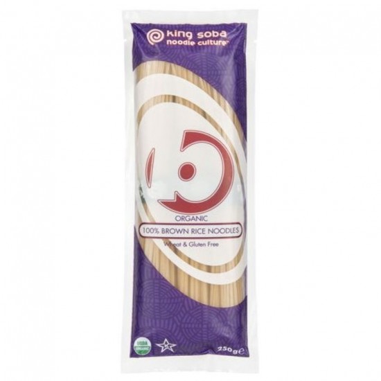 Pasta de Arroz Integral Sin Gluten Bio 250g King Soba