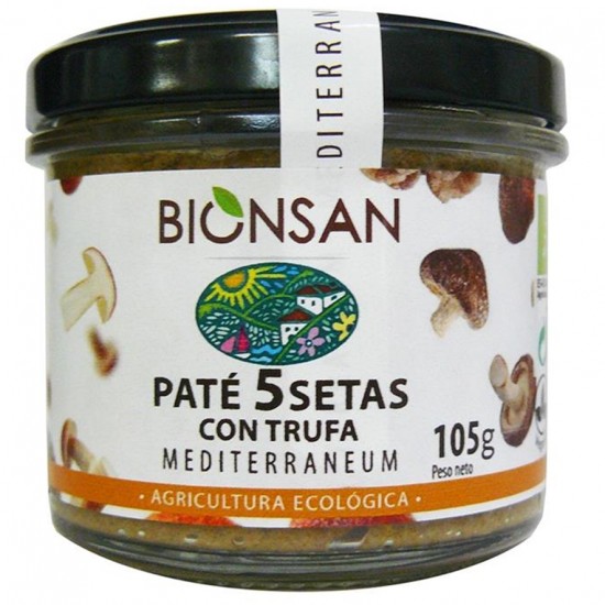 Pate 5 setas Con Trufa Eco 105g Bionsan