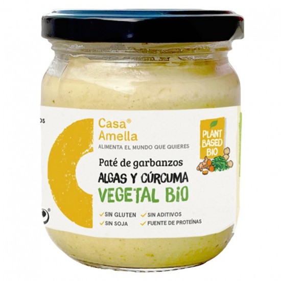 Pate Garbanzos Algas Curcuma Sin Gluten 180g Casa Amella Pate Garbanzos Algas Curcuma Sin Gluten 180g Casa Amella