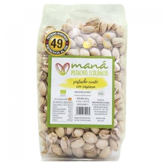 Pistacho Crudo Cascara Eco 500g Mana Pistachos Ecologicos Pistacho Crudo Cascara Eco 500g Mana Pistachos Ecologicos