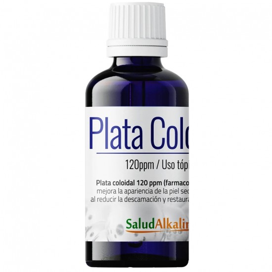 Plata Coloidal 120ppm 50ml SaludAlkalina Plata Coloidal 120ppm 50ml SaludAlkalina
