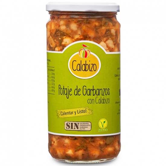 Potaje Garbanzos con Calabizo Vegan 720g Calabizo Potaje Garbanzos con Calabizo Vegan 720g Calabizo