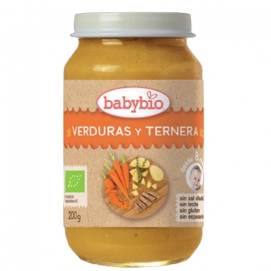 Potitos Menu Ternera Eco 200g Babybio Potitos Menu Ternera Eco 200g Babybio