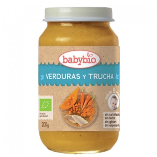 Potitos Menu Trucha Eco 200g Babybio Potitos Menu Trucha Eco 200g Babybio