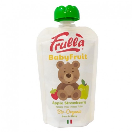 Pure Bebible Baby Fruit Manzana Fresa Bio 100g Frulla Pure Bebible Baby Fruit Manzana Fresa Bio 100g Frulla