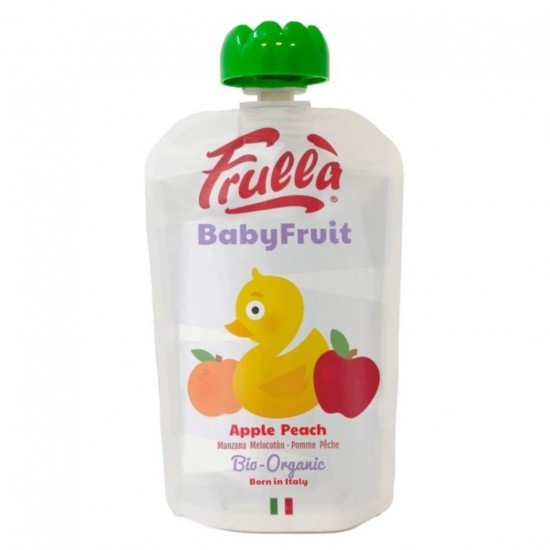 Pure Bebible Baby Fruit Manzana Melocoton Bio 100g Frulla Pure Bebible Baby Fruit Manzana Melocoton Bio 100g Frulla
