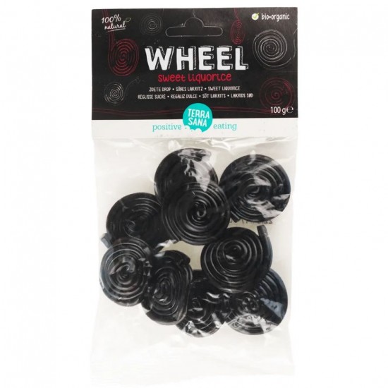 Regaliz Wheel Bio Vegan 100g Terrasana Regaliz Wheel Bio Vegan 100g Terrasana