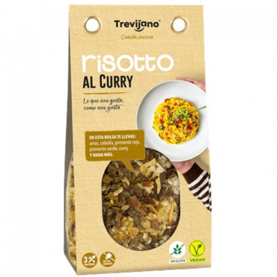 Risotto al Curry Sin Gluten Vegan 280g Trevijano Risotto al Curry Sin Gluten Vegan 280g Trevijano