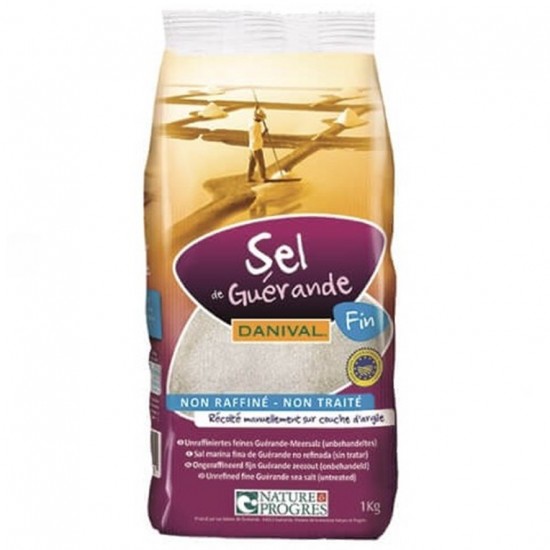 Sal de Guerande Fina 1Kg Danival Sal de Guerande Fina 1Kg Danival