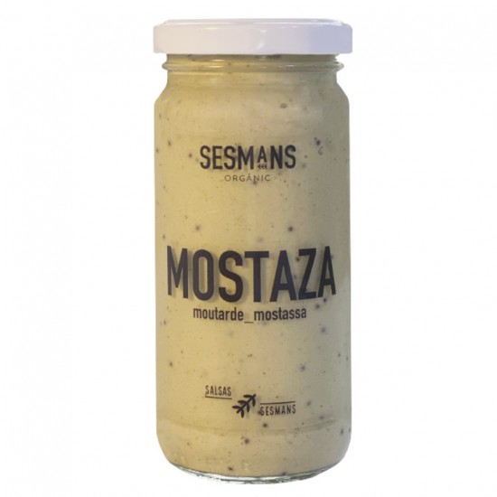 Salsa Mostaza Eco 240g Sesmans Organic Salsa Mostaza Eco 240g Sesmans Organic