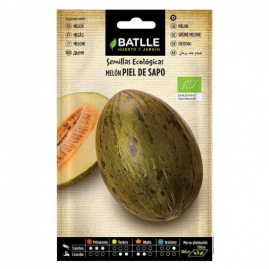 Semillas Melon Piel de Sapo Eco 1 sobre Batlle