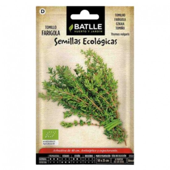 Semillas Tomillo Eco 1 sobre Batlle