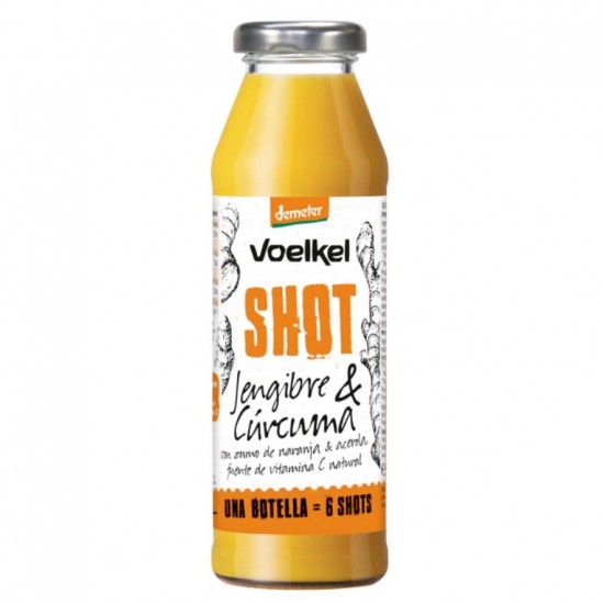 Shot de Jengibre y Curcuma Demeter Bio 280ml Voelkel