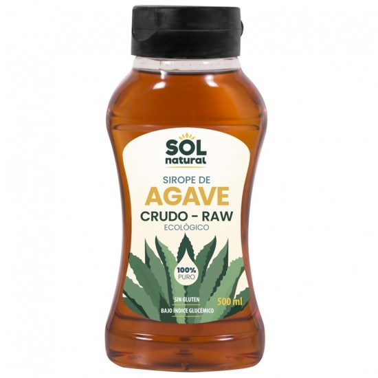 Sirope de Agave Crudo-Raw Bio 500ml Solnatural Sirope de Agave Crudo-Raw Bio 500ml Solnatural