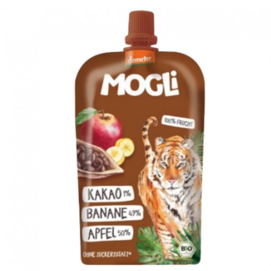 Smoothies Manzana Platano Cacao Bio 120g Mogli Smoothies Manzana Platano Cacao Bio 120g Mogli