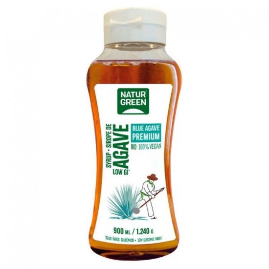 Sirope Agave Bio 900ml Natur Green